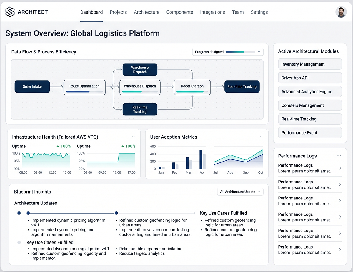 Bespoke software architected for your specific needs